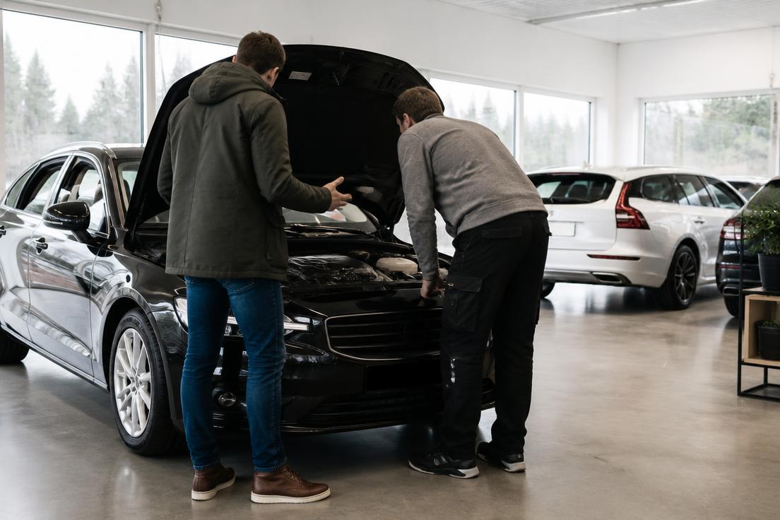 Köpare av begagnad bil som reklamerar ett bilköp efter att bilen gått sönder kort efter leverans.